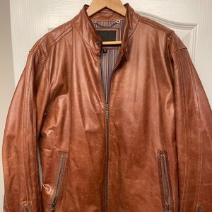 Murano Sport Brown Leather Jacket